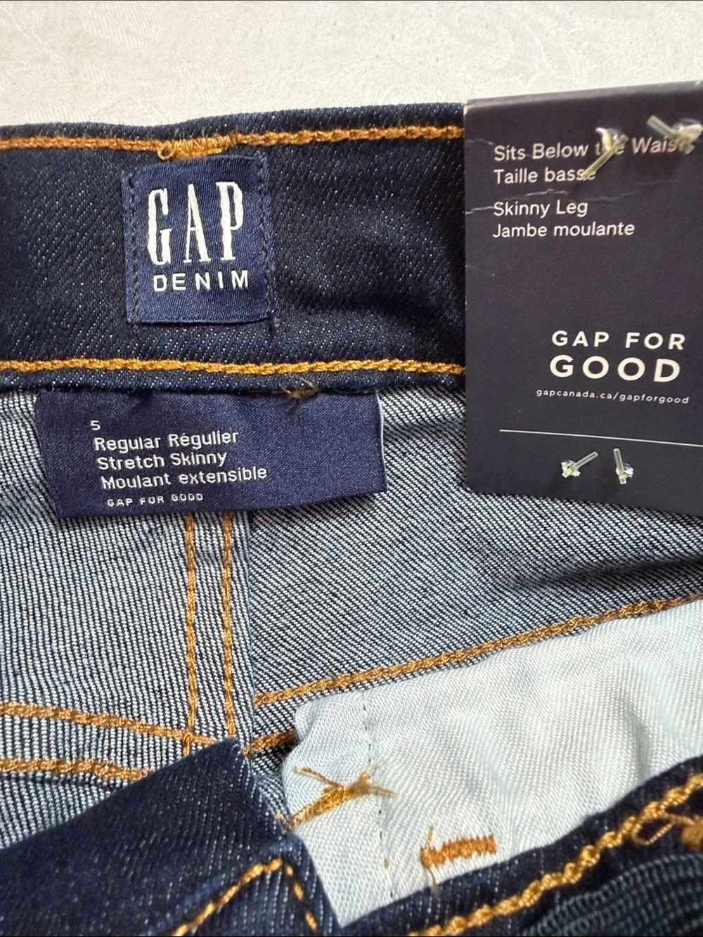 GAP Kids Dark Indigo Skinny Stretch Jeans